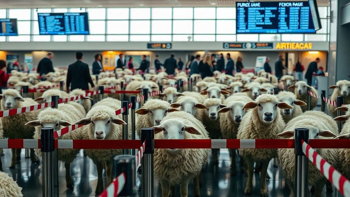 Simulación ovejas en aeropuertos AAPET