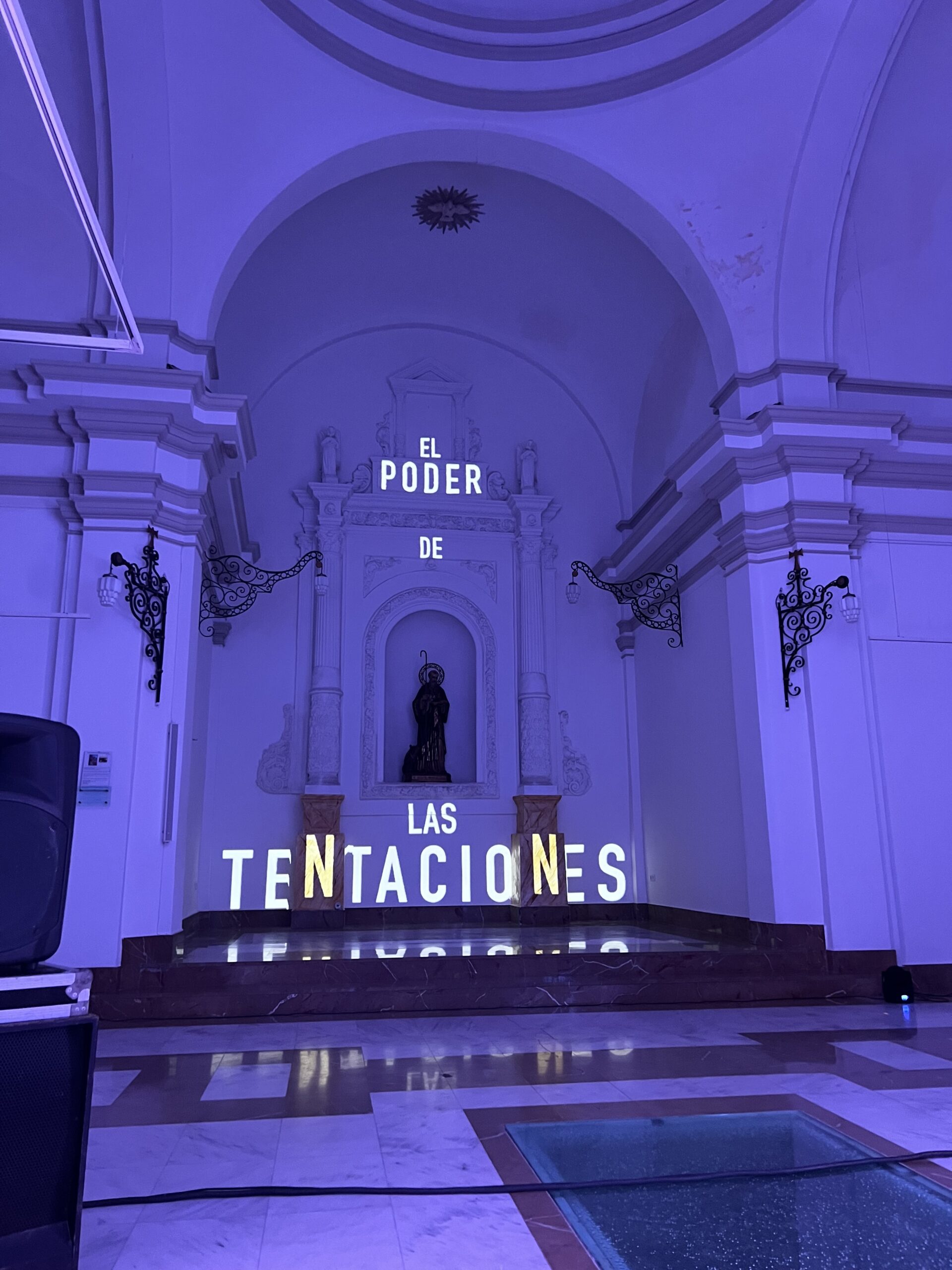 video mapping las tentaciones de San Antón